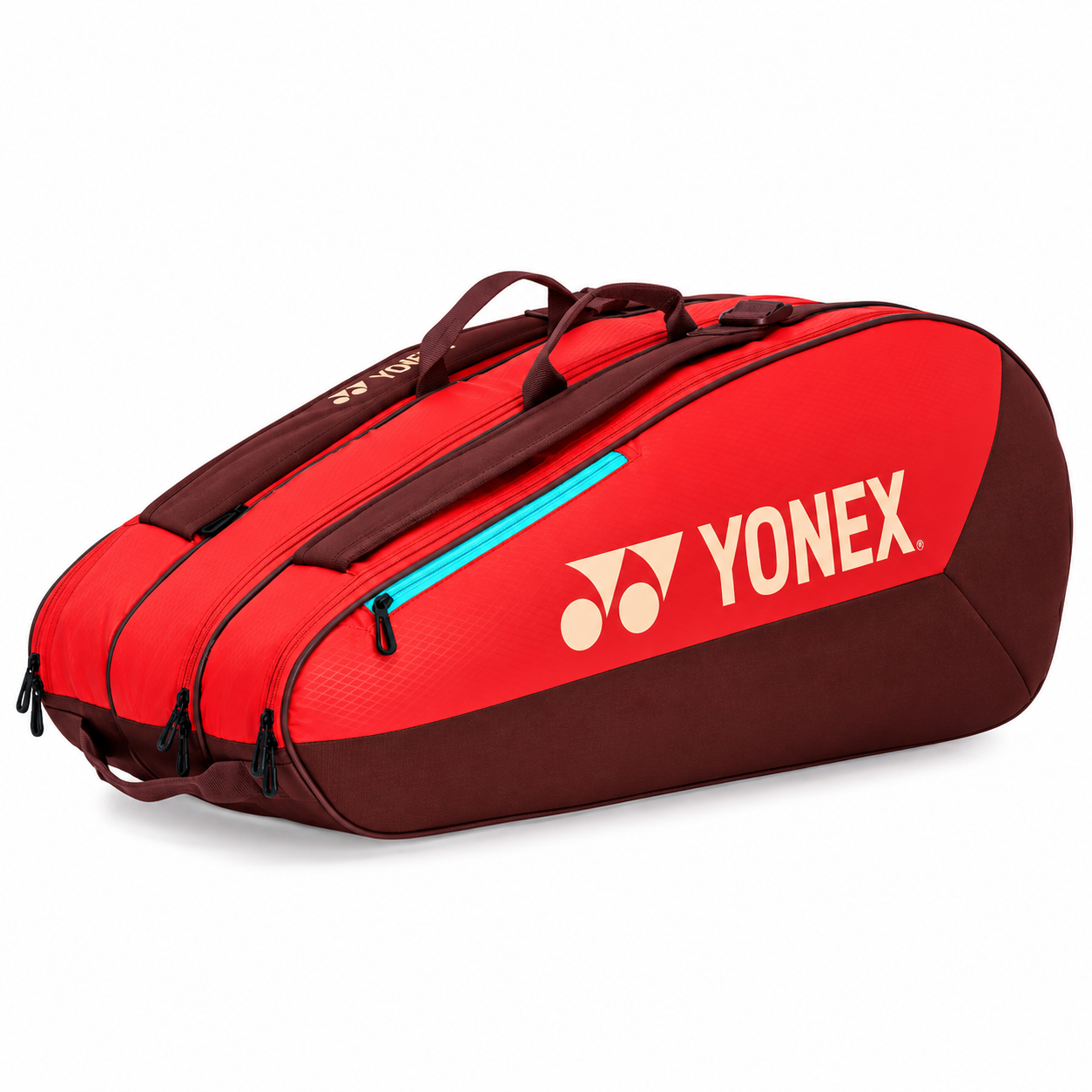 Raqueteira Yonex Ba42529ex para 9 Raquetes - Vermelho e Vinho